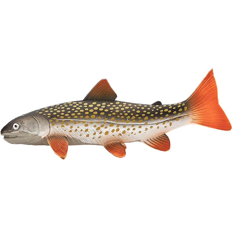 Willkos Sea Life Trout Action Figure,Trout Fish Model Toy 