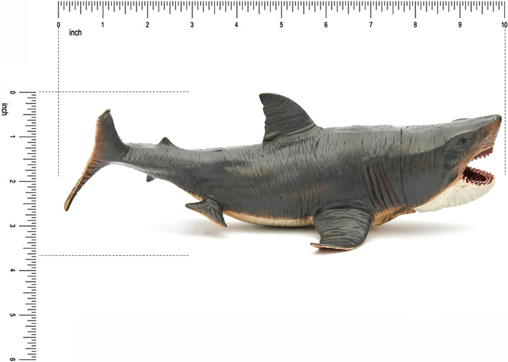 Willkos Mosasaurus Shark Toys,Ocean World Realistic Marine Animal Creature Action