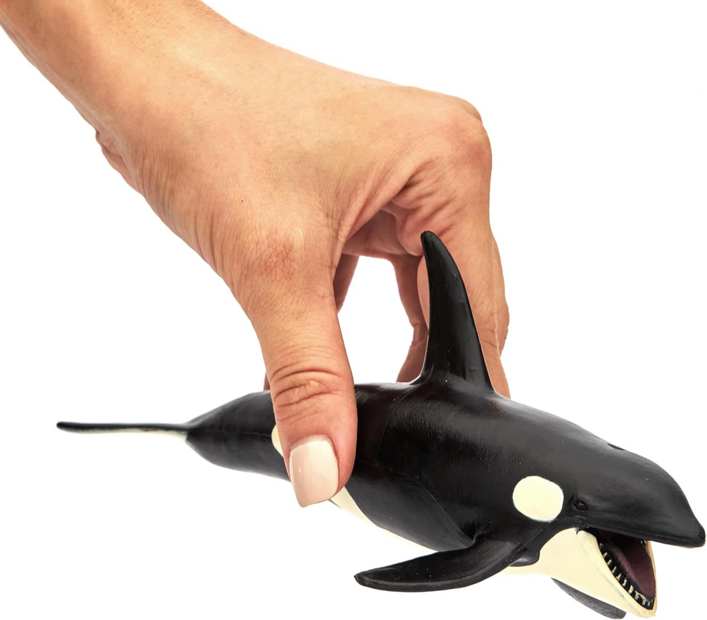 Willkos Sea Life Baby Orca Whale Toy,