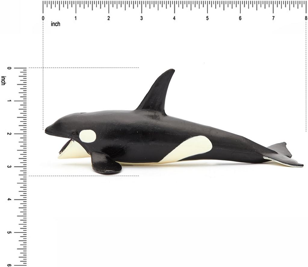 Willkos Sea Life Baby Orca Whale Toy,