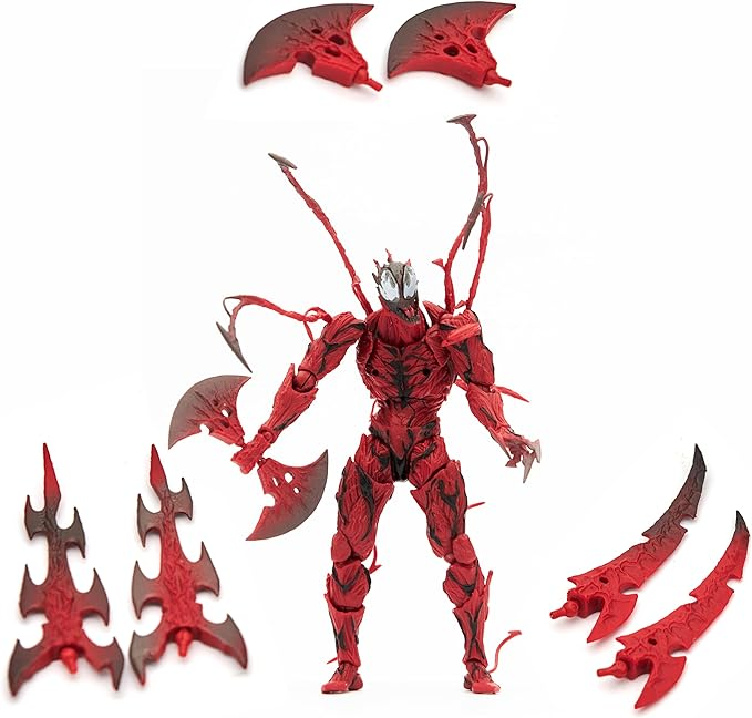 tequilafy Willkos Carnage Action Figure, Red Venom Toy