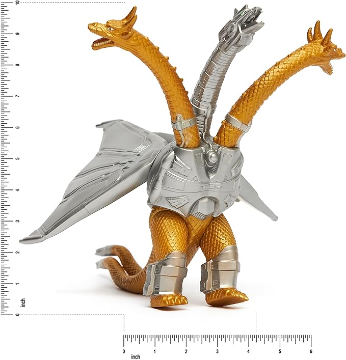 Willkos Best Toy Action Figure, Dinosaur Mecha King Ghidorah