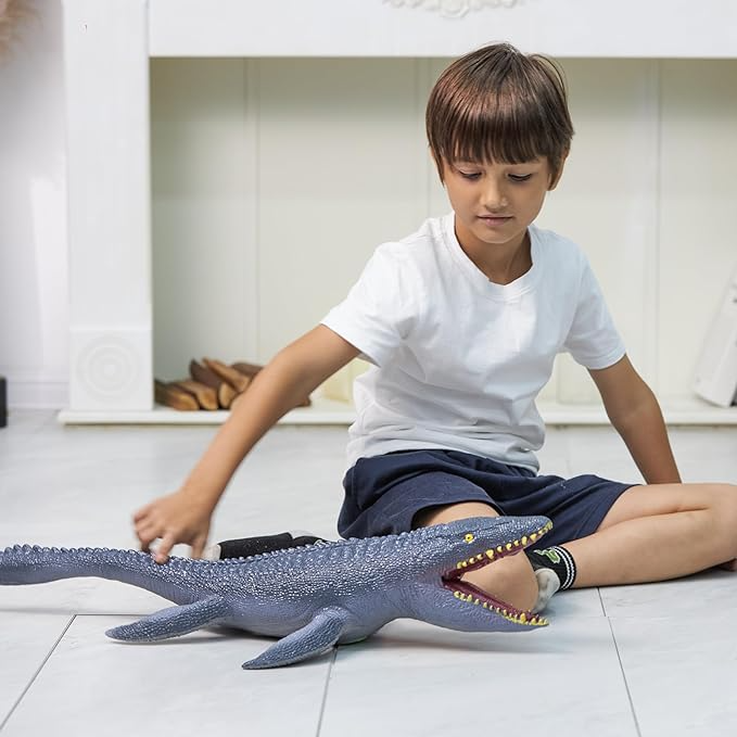 Willkos Mosasaurus Realistic Dinosaur Toy-Ocean Sea Monster
